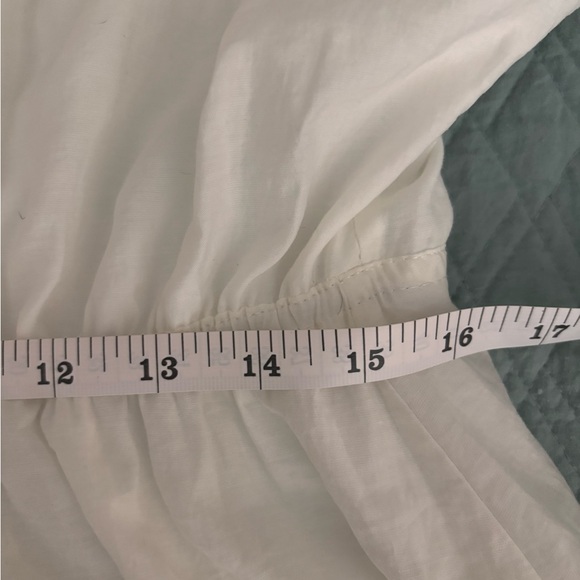 Zara White Button-Front Linen Dress - Picture 6 of 6